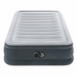Надувная кровать с насосом Comfort-Plush 99*191*33 см INTEX фото 2
