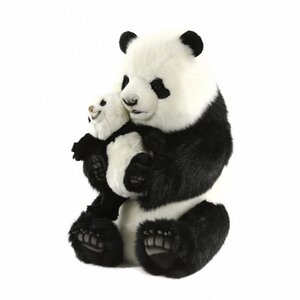 Большая мягкая игрушка Панда с детенышем 80 см Hansa Creation фото 2
