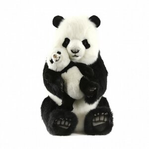 Большая мягкая игрушка Панда с детенышем 80 см Hansa Creation фото 5
