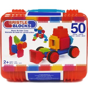 Игольчатый конструктор Базовый в чемоданчике 50 элементов Bristle Blocks фото 2
