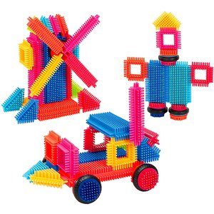 Игольчатый конструктор Базовый в коробке 36 элементов Bristle Blocks фото 1