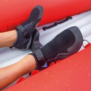Надувная байдарка Excursion Pro двухместная 384*94*46 см + насос и вёсла INTEX фото 6