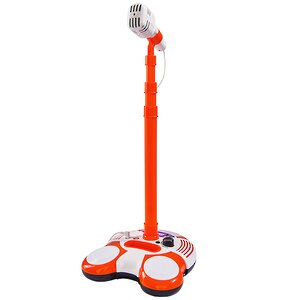 Микрофон на стойке 52-102 см свет совместим с MP3 Simba фото 1
