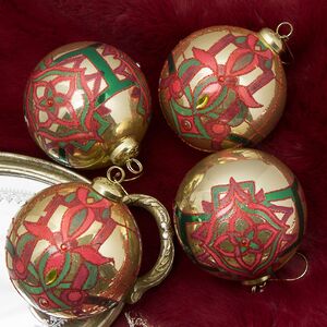 Набор стеклянных шаров Milazzo Grande Luna 10 см, 12 шт