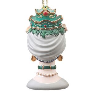 Елочная игрушка Siciliano Dama - Сеньорита Джулли 10 см зеленая, подвеска EDG фото 4