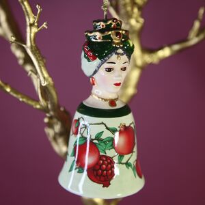 Набор елочных игрушек Синьора Изидора - Фисташковые Сады Эльбы 13 см, 6 шт, подвеска EDG фото 2