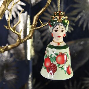 Набор елочных игрушек Синьора Изидора - Фисташковые Сады Эльбы 13 см, 6 шт, подвеска EDG фото 6