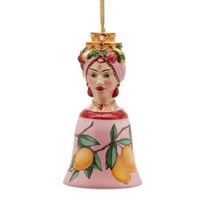 Набор елочных игрушек Синьора Изидора - Розовые Сады Эльбы 13 см, 6 шт, подвеска EDG фото 4