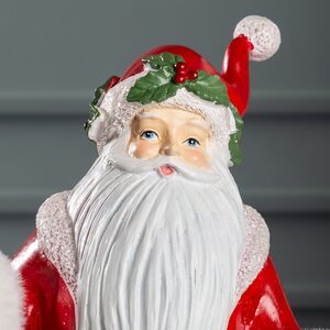 Фигура Дед Мороз - The Christmas Guest с фонариком 35 см EDG фото 2