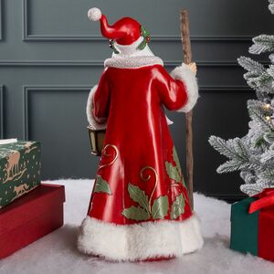 Фигура Дед Мороз - The Christmas Guest с фонариком 35 см EDG фото 3