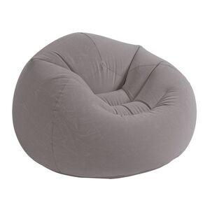 Надувное кресло Beanless Bag Chair 107*104*69 см серое INTEX фото 3