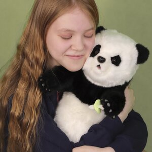 Мягкая игрушка Детеныш панды 34 см Hansa Creation фото 4