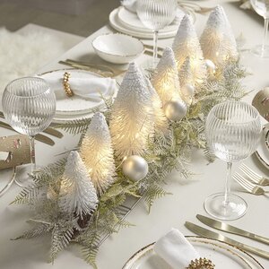 Интерьерно-оконная декорация Fairy Wood 90 см, 60 теплых белых LED ламп, на батарейках, IP20