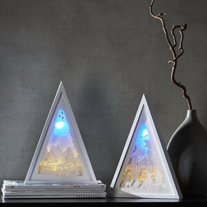 Декоративный светильник Домик в Валь Торанс 31 см, 8 LED ламп, на батарейках Star Trading фото 3