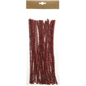 Синельная проволока Мишура Sparkle Deco 30 см, 30 шт, красный Kaemingk фото 1