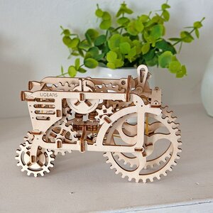 Механический конструктор 3D-пазл Трактор, 20*14 см, 97 эл Ugears фото 4