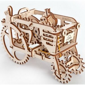 Механический конструктор 3D-пазл Трактор, 20*14 см, 97 эл Ugears фото 7