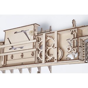 Механический конструктор 3D-пазл Перрон, 75*24 см, 196 эл Ugears фото 6