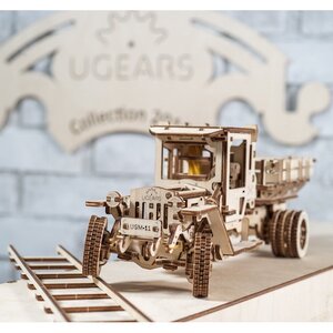 Механический конструктор 3D-пазл Грузовик UGM-11, 34*14 см, 420 эл Ugears фото 12