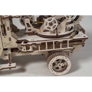 Механический конструктор 3D-пазл Прицеп, цистерна и лестница к грузовику UGM-11 36*18 см 322 эл Ugears фото 12
