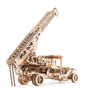 Механический конструктор 3D-пазл Пожарная лестница 34*20 см, 537 эл Ugears фото 3