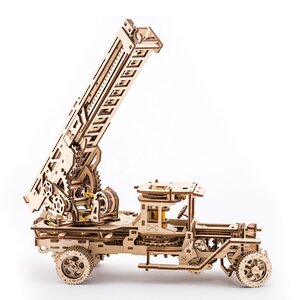 Механический конструктор 3D-пазл Пожарная лестница 34*20 см, 537 эл Ugears фото 4