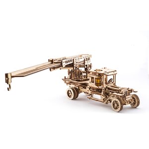 Механический конструктор 3D-пазл Пожарная лестница 34*20 см, 537 эл Ugears фото 7