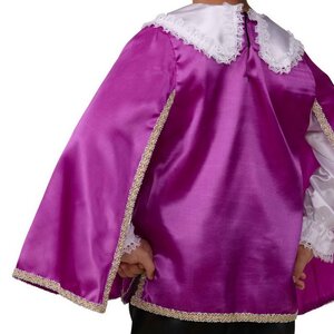 Карнавальный костюм Мушкетер, фиолетовый, рост 110 см Батик фото 5