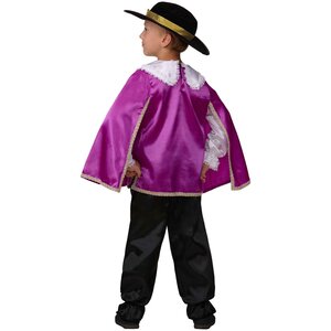 Карнавальный костюм Мушкетер, фиолетовый, рост 110 см Батик фото 2