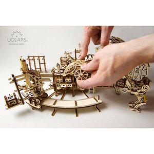 Механический конструктор 3D-пазл Фабрика роботов 44*29 см, 598 эл Ugears фото 4