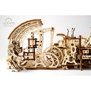 Механический конструктор 3D-пазл Фабрика роботов 44*29 см, 598 эл Ugears фото 5
