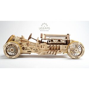 Механический конструктор 3D-пазл Спорткар U-9 Гран-при 35*13 см 348 эл Ugears фото 4