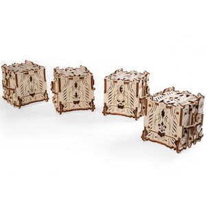 Механический конструктор 3D-пазл Модульный Дайс-Тауэр 33*27 см, 172 эл Ugears (Юджирс) фото 6
