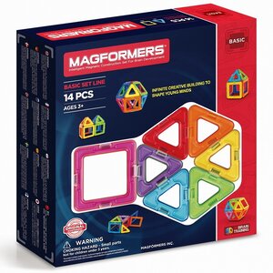 Магнитный конструктор Magformers Basic Set 14 деталей Magformers фото 1