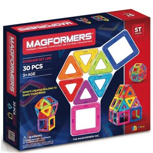 Магнитный конструктор Magformers Basic Set 30 деталей Magformers фото 1