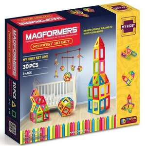 Магнитный конструктор для малышей Magformers My First 30 деталей