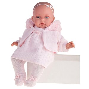 Кукла - младенец Лория 34 см с комплектом одежды и подарочной коробкой говорящая Antonio Juan Munecas фото 2
