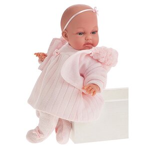 Кукла - младенец Лория 34 см с комплектом одежды и подарочной коробкой говорящая Antonio Juan Munecas фото 3