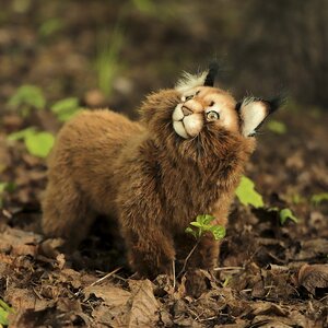 Мягкая игрушка Кошка Каракал 30 см