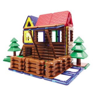 Магнитный конструктор Magformers Log House Set 87 деталей Magformers фото 7