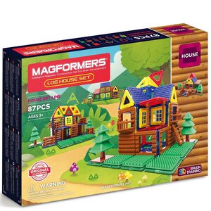 Магнитный конструктор Magformers Log cabin Set 48 деталей Magformers фото 1