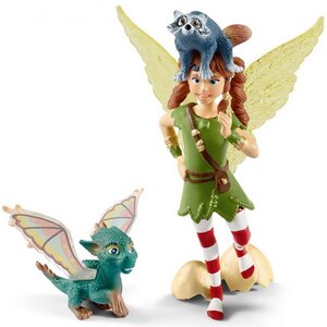 Набор фигурок Эльфийка Марвин с Нугуром и Пиу 3 шт, Bayala Schleich фото 2