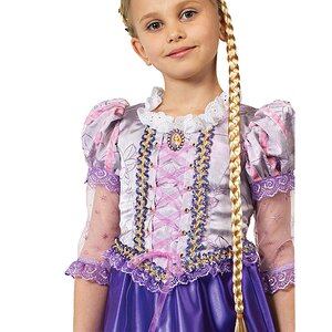 Карнавальный костюм Принцесса Рапунцель, рост 110 см Батик фото 2