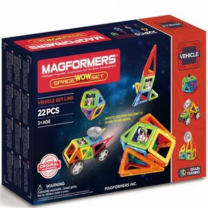 Магнитный конструктор Magformers Space Wow Set 22 детали Magformers фото 1