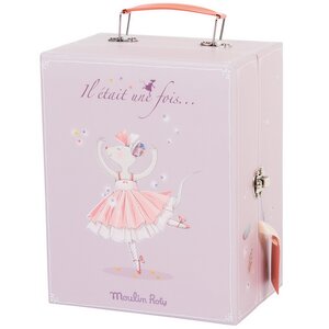 Игровой набор Мышка Балерина с чемоданчиком-гардеробом, 23*19*13 см Moulin Roty фото 5