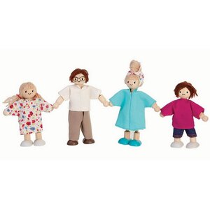 Набор фигурок Кукольная Семья, 4 шт Plan Toys (План Тойс) фото 1