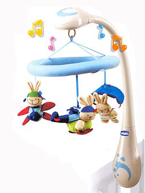 Мобиль-ночник BRAVE RABBITS