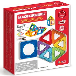 Магнитный конструктор Magformers Basic Plus 14 деталей