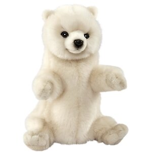 Мягкая игрушка - перчатка Белый Медведь 31 см