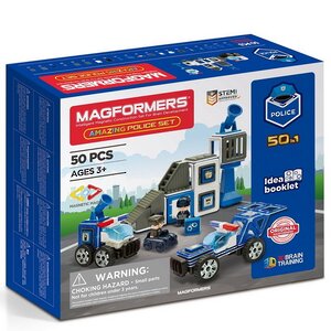 Магнитный конструктор Magformers Amazing Police Set 50 деталей